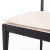 Four Hands Britt Dining Chair - Brushed Ebony W/ Savile Flax