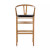 Four Hands Muestra Bar Stool - Natural Teak - Pebble Black