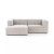 Four Hands Langham Channeled 2 - Piece Sectional - Left Arm Facing - Napa Sandstone