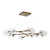 Arteriors Mahowald Fixed Chandelier - Antique Brass