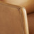 Arteriors Budelli Wing Chair Cognac Leather Dark Walnut