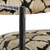 Arteriors Barbana Counter Stool Ocelot Embroidery - Natural