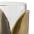 Arteriors Sonia Vases, Set of 2 - Antique Brass/Clear