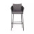 Four Hands Porto Outdoor Bar Stool - Charcoal