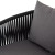 Four Hands Porto Outdoor Dining Chair - Charcoal