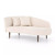 Four Hands Luna Chaise - Left Arm Facing - Capri Oatmeal