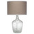 Jamie Young Plum Jar Table Lamp - Medium - Clear Seeded Glass