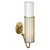 Jamie Young Torino Wall Sconce - Antique Brass & Opaque White Milk Glass