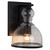 Jamie Young St. Charles Wall Sconce - Small - Oil Rubbed Bronze Metal & Clear Seeded Glass