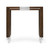 Jonathan Charles Campaign Campaign Style Dark Santos Rosewood Sliding Nesting Tables
