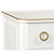 Jonathan Charles Eclectic Ivory & Brass Chest Of Three Drawers