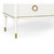 Jonathan Charles Eclectic Large Ivory Chest Of Drawers