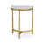 Jonathan Charles Luxe Églomisé & Gilded Iron Medium Lamp Table