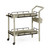 Jonathan Charles Casually Country Rustic Grey Bar Cart