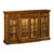 Jonathan Charles Casually Country Four Door China Display Cabinet In Country Walnut