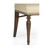 Jonathan Charles Cambridge Square Back Bleached Crotch Walnut Dining Side Chair, Upholstered In Mazo