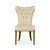 Jonathan Charles Sussex High Back Light Brown Chestnut Winged Side Chair, Upholstered In Mazo