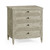 Jonathan Charles Casually Country Small Chest Of Drawers In Rustic Grey