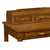 Jonathan Charles Casually Country Country Walnut Plank Buffet With Strap Handles