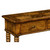 Jonathan Charles Casually Country Country Walnut Parquet Double Console Table