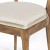 Four Hands Britt Dining Chair - Toasted Nettlewood W/ Savile Flax