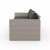 Four Hands Leroy Outdoor Sofa, Weathered Grey - Charcoal