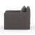 Four Hands Dade Outdoor Slipcover Swivel Chair - Charcoal (Closeout)