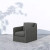 Four Hands Dade Outdoor Slipcover Swivel Chair - Charcoal (Closeout)