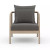 Four Hands Numa Outdoor Chair - Washed Brown - Charcoal