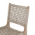 Four Hands Delmar Outdoor Dining Chair - Washed Brown - Ivory Rope