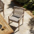 Four Hands Sherwood Outdoor Dining Armchair, Washed Brown - Faye Ash