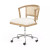 Four Hands Alexa Desk Chair - Light Honey Nettlewood - Savile Flax