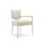 Caracole Reserved Seating Arm Dining Chair - Brushed Chrome