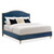 Caracole Fontainebleau Queen Bed - Lucious Blue