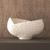 Studio A Asymmetrical Stipple Bowl - Matte White