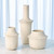 Studio A Fladis Vase - Matte Cream Marble - Short