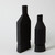 Studio A Flat Back Vase - Black Crust - Lg