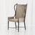 Iron Wing Chair w/Grey Hair - on - Hide