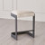 Studio A Regan High Bar Stool w/Grey Hair - on - Hide - Graphite