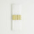 Global Views Acrylic Sconce - Brass - HW