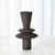 Global Views Adelyn Geometric Vase - Black