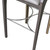 Global Views Arches Bar Stool - Grey Leather