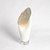 Global Views Cowl Lamp - White w/Silver Leaf - Sm