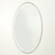 Global Views Elongated Oval Mirror - Brass - Lg