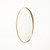 Global Views Elongated Oval Mirror - Brass - Sm