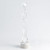 Global Views Facette Column Sculpture - White Base - Sm