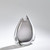 Global Views Fin Vase - Grey - Med