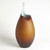 Global Views Frosted Amber Vase W/Blue Casing - Lg