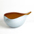 Global Views Frosted Blue Bowl W/Amber Casing - Sm