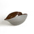 Global Views Frosted Grey Bowl W/Amber Casing - Lg